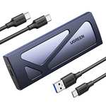 UGREEN M.2 NVMe SSD Enclosure, 10Gbps NVMe to USB Adapter with USB 3.2 Gen2 + USB C-C and USB C-A £19.99 @ Amazon / Ugreen