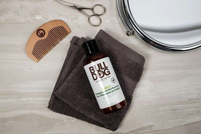 Bulldog Men’s Skincare and Grooming 2 in 1 beard shampoo