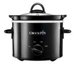Crockpot Slow Cooker | Removable Easy-Clean Ceramic Bowl | 1.8 L Small Slow Cooker (Serves 1-2 People) | Energy Efficient | Black [CSC080]