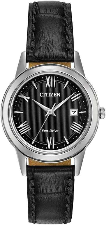 Citizen Eco Drive Women’s Analogue Solar Powered Watch with Leather Strap (FE1081-08E) - £69.83 Delivered @ Amazon Germany