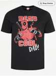 20% off T-Shirts - Marvel Deadpool Black Cool Dad T-Shirt / Scooby-Doo! Blue Top / Garfield Grey Eat Your Heart Out £8 each - Free C&C