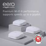 Amazon eero Pro 6 mesh Wi-Fi 6 router system w/ built-in Zigbee, 3-pack - £284.99 Delivered @ Amazon