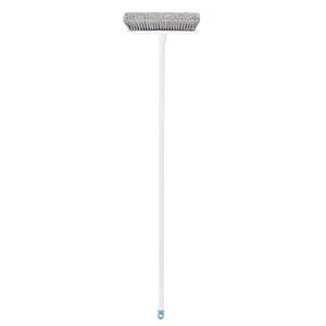 Amazon Basics Angled Push Broom, Blue&White