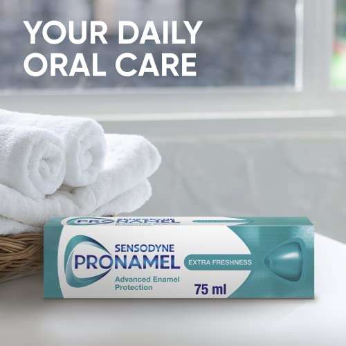 Sensodyne Pronamel Toothpaste, Enamel Care, Extra Freshness, 75ml - (£2.16/£1.93 on Subscribe & Save) + 5% off 1st S&S