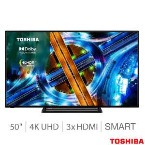 Toshiba 50" 50UL3263DB 4K HDR Smart TV - 5 Year Warranty - £269.98 (Membership required) @ Costco