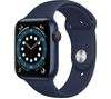 APPLE Watch Series 6 Cellular - Blue Aluminium with Deep Navy Sports Band, 44 mm £399 delivered @ Currys