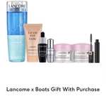 Lancome free gift when you buy 2 selected items, additional free item with 3rd item - Plus £10 worth of points if spend £60