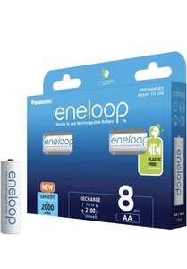 Panasonic eneloop 2000mah AA Batteries 8-pack £21.56 Amazon Prime Exclusive