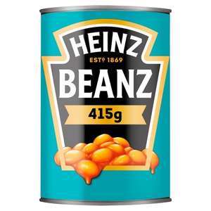Heinz Beanz in Tomato Sauce 415g - 10 tins for £10 + £6 Back in Cashpot Rewards @ Asda