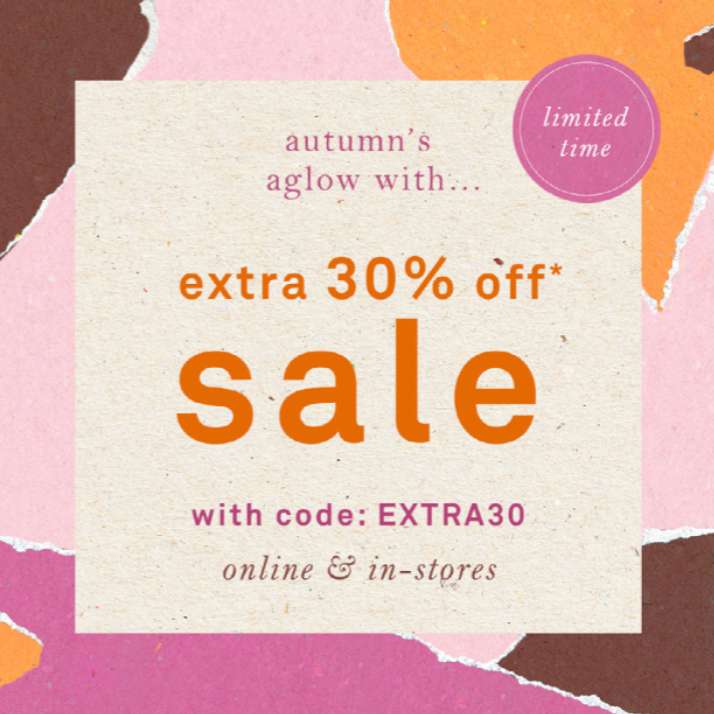 Up to 60% Off Sale + Extra 30% Off using discount code + Free Click & Collect / £3.95 delivery @ Anthropologie