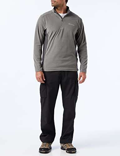 Columbia Men's Klamath Range Ii Half Zip Half-Zip Fleece Grey XS-XXL - £9 @ Amazon