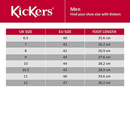 Kickers Kick Hi Classic Ankle Boots, Extra Comfortable, Added Durability, Premium Quality, Mens
