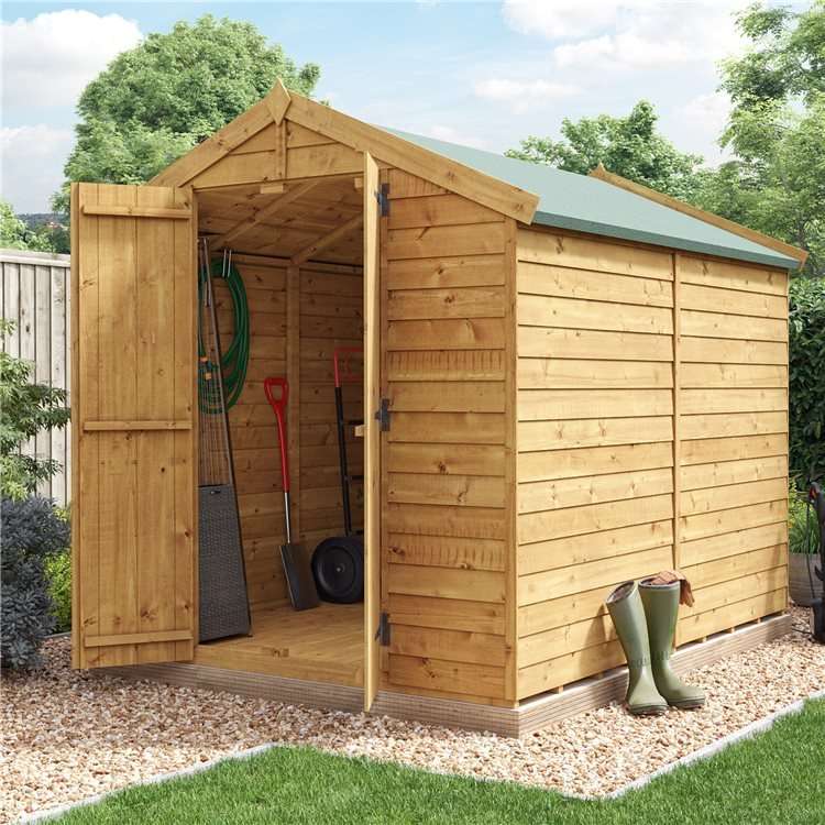 BillyOh Keeper Overlap Apex Shed 6x4 £274 / Up to 16x8 + 10 year guarantee £879 @ Garden Buildings Direct