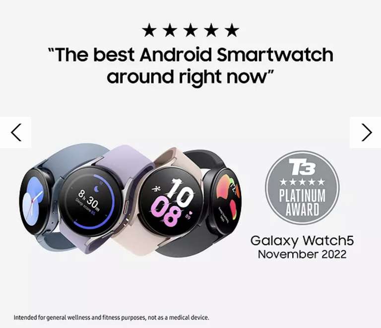 Galaxy Watch 5 44mm £219 Using My JL Code (Members - Free Sign Up) Plus Addiional £50 Off With Eligible Trade In @ John Lewis & Partners