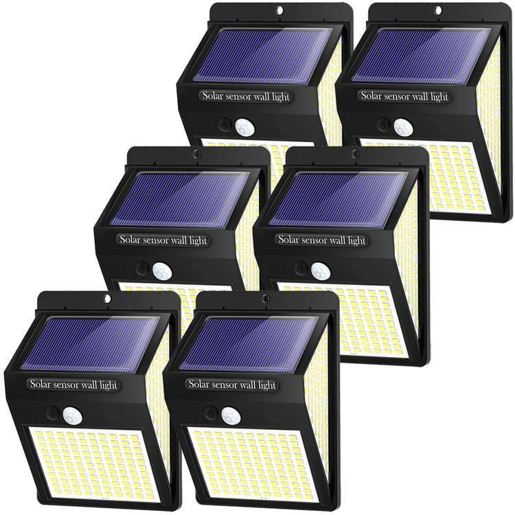 [6 Pack] 230 LED Solar Security Light Outdoor Motion Sensor 3 Modes £28.79 Delivered (With Voucher) Sold by Yehuimei Lighting FB Amazon