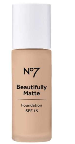 No7 Beautifully Matte Foundation 30ml - Original Formula £7.47 with code + £1.50 collection @ Boots