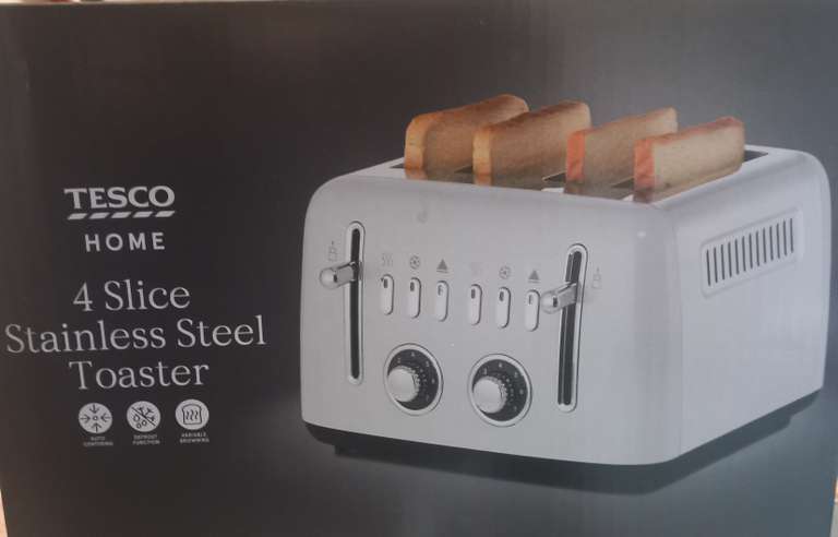Tesco Home Ponti 4 Slice Toaster In Store West Durrington
