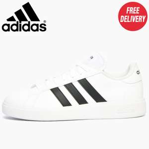 Men's Adidas Grand Court Base 2.0 trainers with code + free delivery