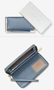 Michael Kors Pebbled Leather Continental Wristlet Purse Wallet Now £76 ( 4 colours available) + Free delivery @ Michael Kors