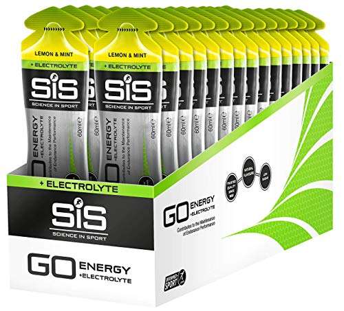 Science in Sport Go Isotonic Energy Gel with Electrolyte, Lemon and Mint, 60ml, Pack of 30 - £19.55 / £17.60 @ Amazon