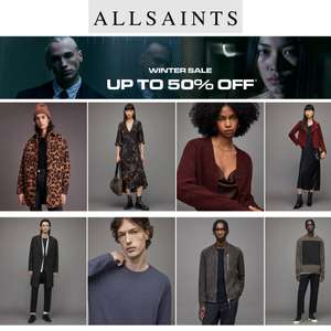 Sale Up to 50% Off + Extra 20% Off Sales (no code needed) + Free Delivery and Returns With All Orders - @ All Saints