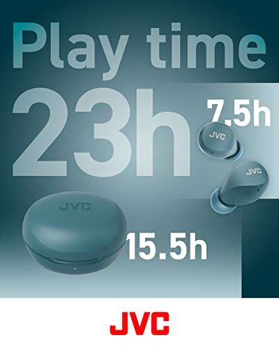 JVC HA-Z66T-Z Gumy Mini True Wireless Earbuds, 23 Hours Playback