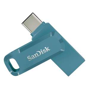 SanDisk 128GB Ultra Dual Drive Go, USB Type reversible USB Type-C & USB Type-A - Speeds up to 400Mbps