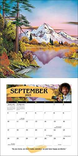 Bob Ross 2023 Wall Calendar - £2.74 @ Amazon