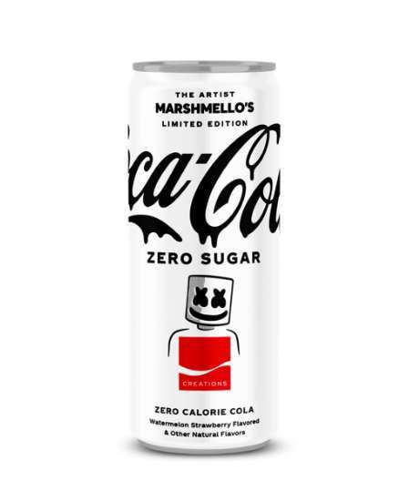 Limited Edition Coca-Cola Zero Sugar Marshmello's 250ml 20p @ Tesco Luton / Purley