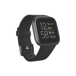 Fitbit Versa 2 Health & Fitness Smartwatch with Voice Control, Sleep Score & Music Black , petal copper/rose or Stone/mist grey £99 @ Amazon