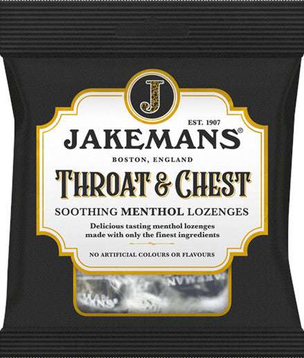 Jakemans throat & chest menthol lozenges 73g - 75p @ B&M bargains (West Bromwich)
