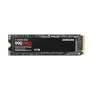 Samsung 990 PRO 4TB NVME SSD PCI-E 4.0 Read/Write Speeds up to 7450/6900Mbs - PS5 Compatible - w/Voucher