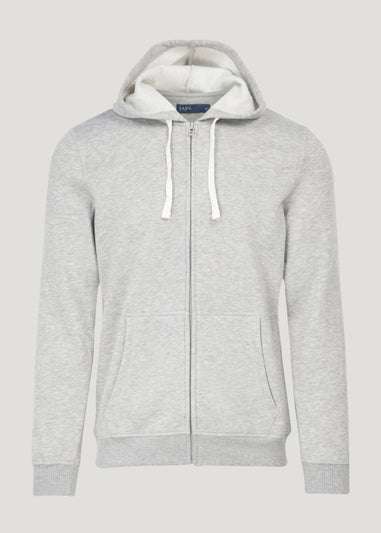 Grey Zip Up Hoodie for £12 + £0.99 collection @ Matalan