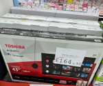 Toshiba smart tv 4K Ultra HD 43 Inch 43ua2b63db - Romford