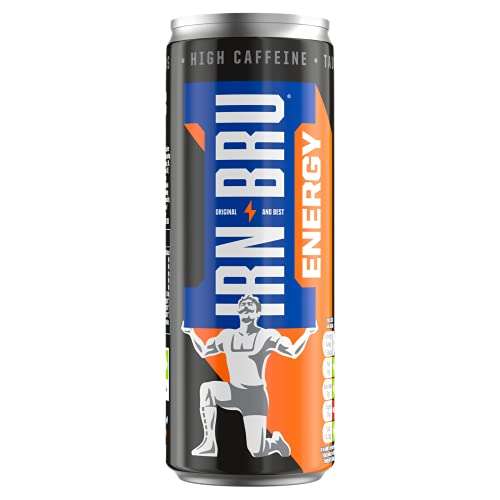 IRN-BRU Energy | 12 x 330ml Cans - £9.85 with voucher or £8.21 with S&S @ Amazon