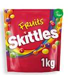 Skittles Sweets Bulk 1kg sharing bag £5.42 with voucher/£4.56 voucher + Subscribe & Save @ Amazon