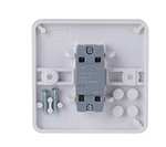 Schneider Electric Lisse White Moulded - Single 2 Way Plate Switch, 10AX, GGBL1012, White (Pack of 10)
