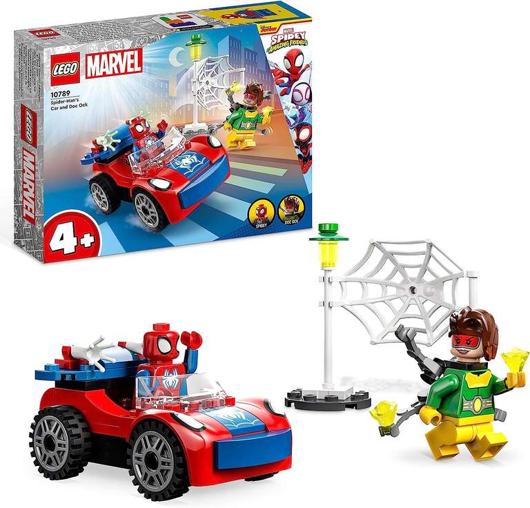 LEGO 31124 Creator 3in1 Super Robot Toy and LEGO 10789 Marvel Spider-Man's Car and Doc Ock Set £6.99 @ Amazon