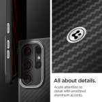 Spigen Enzo Aramid Case Compatible with Samsung Galaxy S24 Ultra - Matte Black Sold by Spigen EU FBA