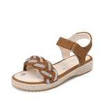 DREAM PAIRS Girls Espadrille wedge Sandals 3 colours to Choose From