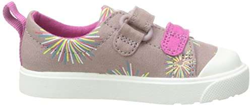 Clarks Girl's City Bright T. Low-Top Sneakers sizes 4-9 UK child Inc wide sizes