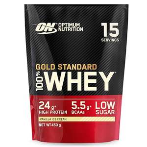 Optimum Nutrition Gold Standard 100% Whey Muscle Building and Recovery Protein Powder With Naturally Occurring Glutamine