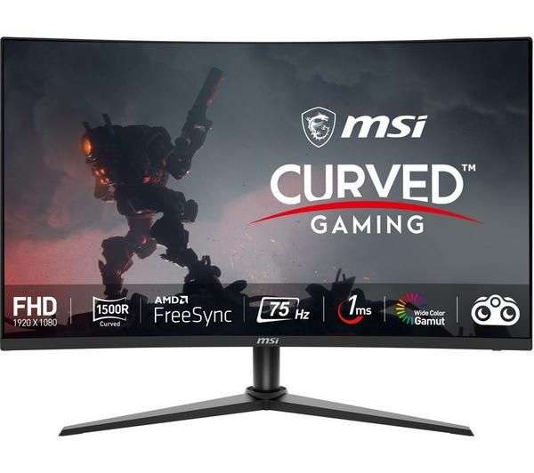 MSI Optix G243VCV Full HD 24" Curved VA Gaming Monitor - Black £99 at Currys