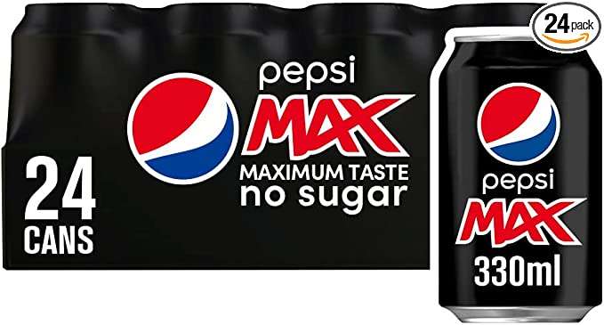 24 x 330ml Cans x3 (Pepsi Max + more) £24 @ Amazon