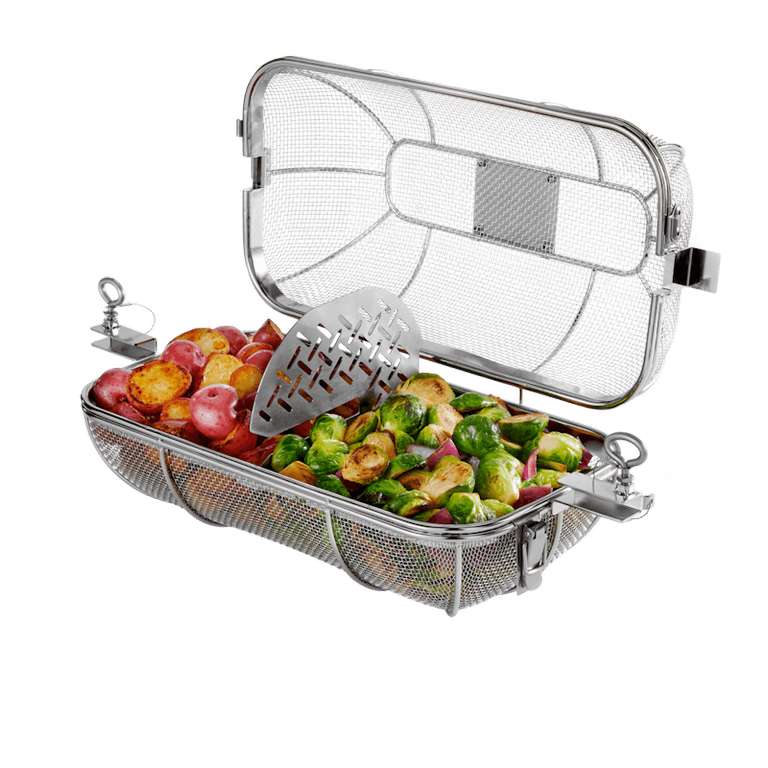 Weber 7686 Crafted Rotisserie Basket Crisping Basket - £39.94 + £4.95 Delivery or £50 Free Delivery @ WowBBQ