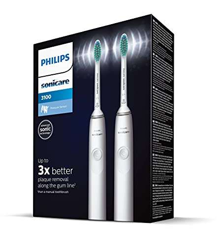 2 x Philips Sonic Electric Toothbrush 3100 Series (Dual Pack) - £55.05 @ Amazon