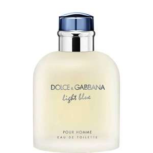 Dolce & Gabbana Light Blue Pour Homme Eau de Toilette 125ml £39.50 with code @ Look Fantastic