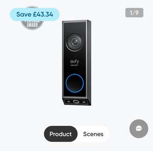 Video Doorbell E340 (Battery Powered) w/code