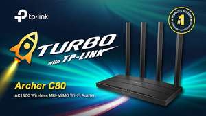 TP-LINK WLAN-Router Archer C80 1300 Mbps 5GHz 600 Mbps 2.4GHz £44.18 / TP-Link Archer AX10 Wi-Fi 6 WLAN Router £47.25 @ Amazon Germany