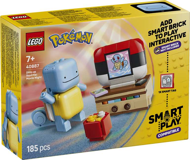 LEGO Pokemon Ditto as Squirtle: Movie Night (40887) - free with qualifying orders over £115